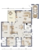 Freistehender Winkelbungalow mit Garage! - Kampa Fertighaus - - Bild